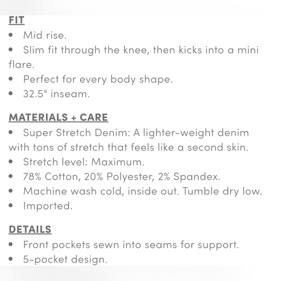 Torrid Luxe Slim Boot Super Stretch Mid-Rise Jean, New w/ tags - Picture 6 of 6